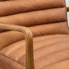 Datsun Furniture Vintage Brown Leather Armchair