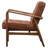 Humber Furniture Vintage Brown Leather Armchair