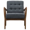 Humber Furniture Dark Grey Linen Armchair