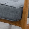 Humber Furniture Dark Grey Linen Armchair