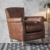 Mr. Paddington Furniture Vintage Brown Leather Armchair