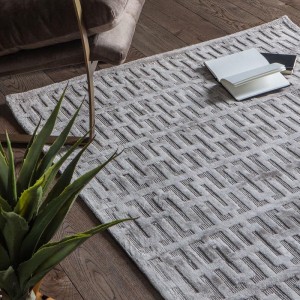 Pizarro Beige Geometric textured Small Rectangular Rug Pizarro Beige Geometric textured Small Rectangular Rug