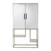 Regency Design Pippard Mirrored Champagne 2 Door Cocktail Cabinet