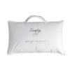 Simply Sleep White Anti Allergy Microfibre and 100% Cotton Pillow