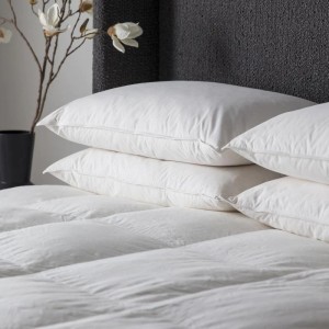 Simply Sleep White Anti Allergy Microfibre and 100% Cotton Pillow