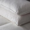Simply Sleep Pack of 2 White 100% Cotton and Duck Feather Pillow
