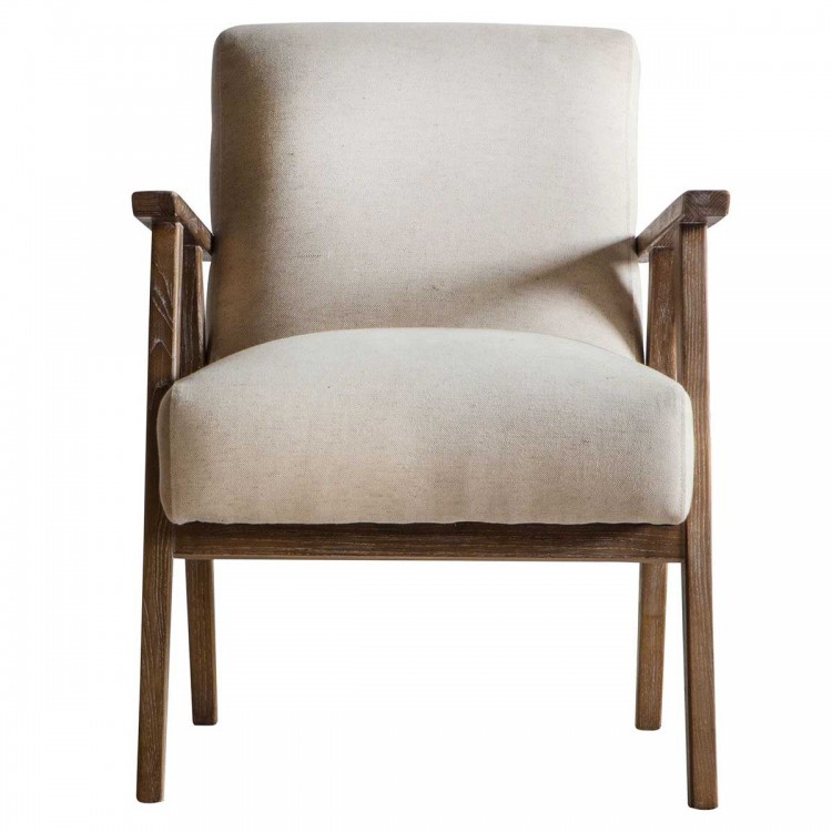 Neyland Furniture Natural Linen Armchair