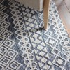 Regency Design Plaza Natural and Teal Medium Rectangular Rug