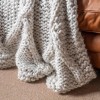 Regency Design Diamond Cream Cable Knitted Throw