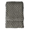 Regency Design Moss Grey Chunky Knitted Throw