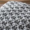 Regency Design Moss Grey Chunky Knitted Throw