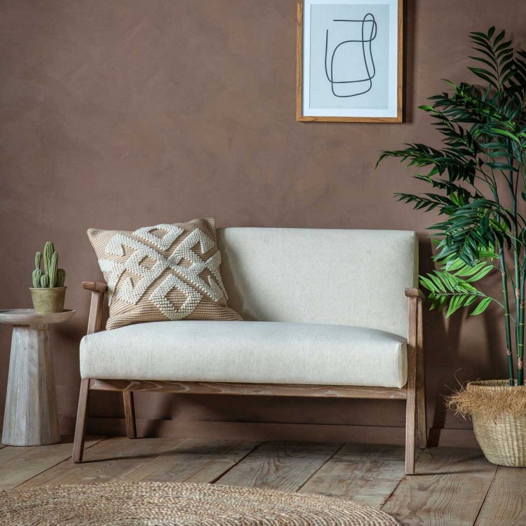 Neyland Furniture Natural Linen 2 Seater Sofa