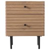 Okayama Furniture Japandi 2 Drawer Bedside Table