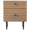 Okayama Furniture Japandi 2 Drawer Bedside Table