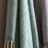 Regency Design Duck Egg 100% Wool Throw