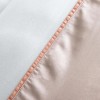 Isla Blush and White 100% Cotton Double Duvet Set