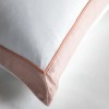 Isla Blush and White 100% Cotton Superking Size Duvet Set
