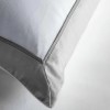 Isla Silver and White 100% Cotton Double Duvet Set