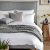 Ditsy White 100% Cotton Superking Size Lace Duvet Set