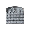 House Scene Grey Metal Advent Calendar