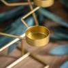 Xmas Tree Gold Tealight Holder x10 Indoor Decoration