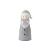 Christmas Dolomite Grey Large Santa Figure Indoor Decoration