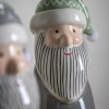 Christmas Dolomite Grey Large Santa Figure Indoor Decoration