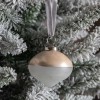 Bella Set of 18 Pink and Frost Assorted Baubles Christmas Tree Decoration