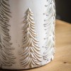 Christmas White and Gold Forest Large Flower Vase