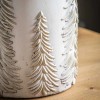 Christmas White and Gold Forest Large Flower Vase