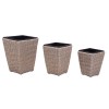 Maze Rattan Garden Furniture Cotswold 3 Shaped Tall Planters