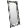 Louis Carved Furniture Leaner Silver Mirror