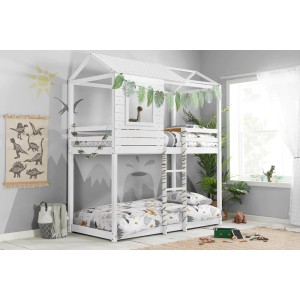 Birlea Furniture Adventure White Painted 3ft Single Bunk Bed