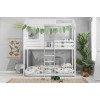 Birlea Furniture Adventure White Painted 3ft Single Bunk Bed