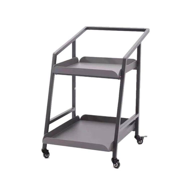 Maze Lounge Outdoor Aluminium Grey 2 Tier Drinks Trolley