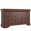 Willis & Gambier Antoinette Brown Wide 3 Over 4 Chest of Drawers