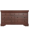 Willis & Gambier Antoinette Brown Wide 3 Over 4 Chest of Drawers