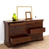 Willis & Gambier Antoinette Brown Wide 3 Over 4 Chest of Drawers