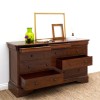 Willis & Gambier Antoinette Brown Wide 3 Over 4 Chest of Drawers