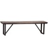 Brixton Teak & Iron 1.6m Dining Bench