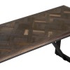 Brixton Teak & Iron 1.6m Dining Bench