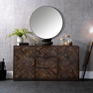 Brixton Teak & Iron 2 Door Large Sideboard Brixton Teak & Iron 2 Door Large Sideboard