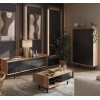 Bell and Stocchero Balto Solid Oak and Black Coffee Table