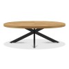 Bentley Designs Ellipse Rustic Oak Large Coffee Table