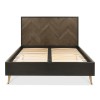 Bentley Designs Sienna Fumed Oak & Peppercorn 4ft6 Double Bed