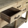 Divine Milton Reclaimed Furniture 5 Drawer 2 Basket Sideboard