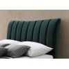 Birlea Furniture Clover Green Velvet Upholstered 4ft6 Double Bed