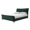 Birlea Furniture Clover Green Velvet Upholstered 4ft Small Double Bed