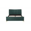 Birlea Furniture Clover Green Velvet Upholstered 4ft Small Double Bed