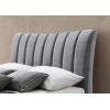 Birlea Furniture Clover Grey Velvet Upholstered 4ft Small Double Bed